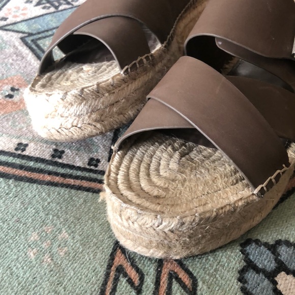 LAST DAY!!! Marc Fisher Vanita Espadrilles Flatform Sandals - Picture 5 of 6